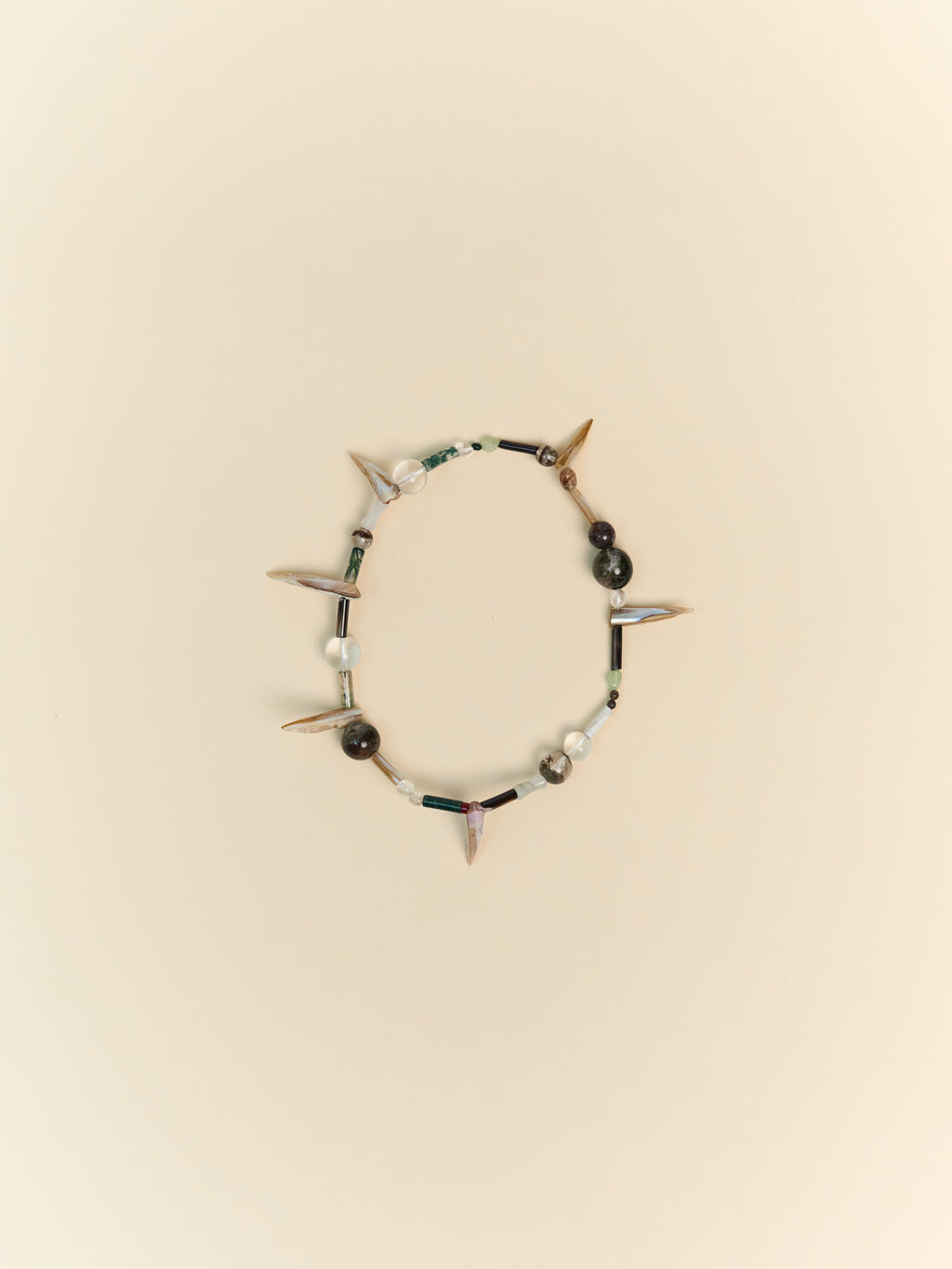 Phantom Wood Crystal Spike Bracelet