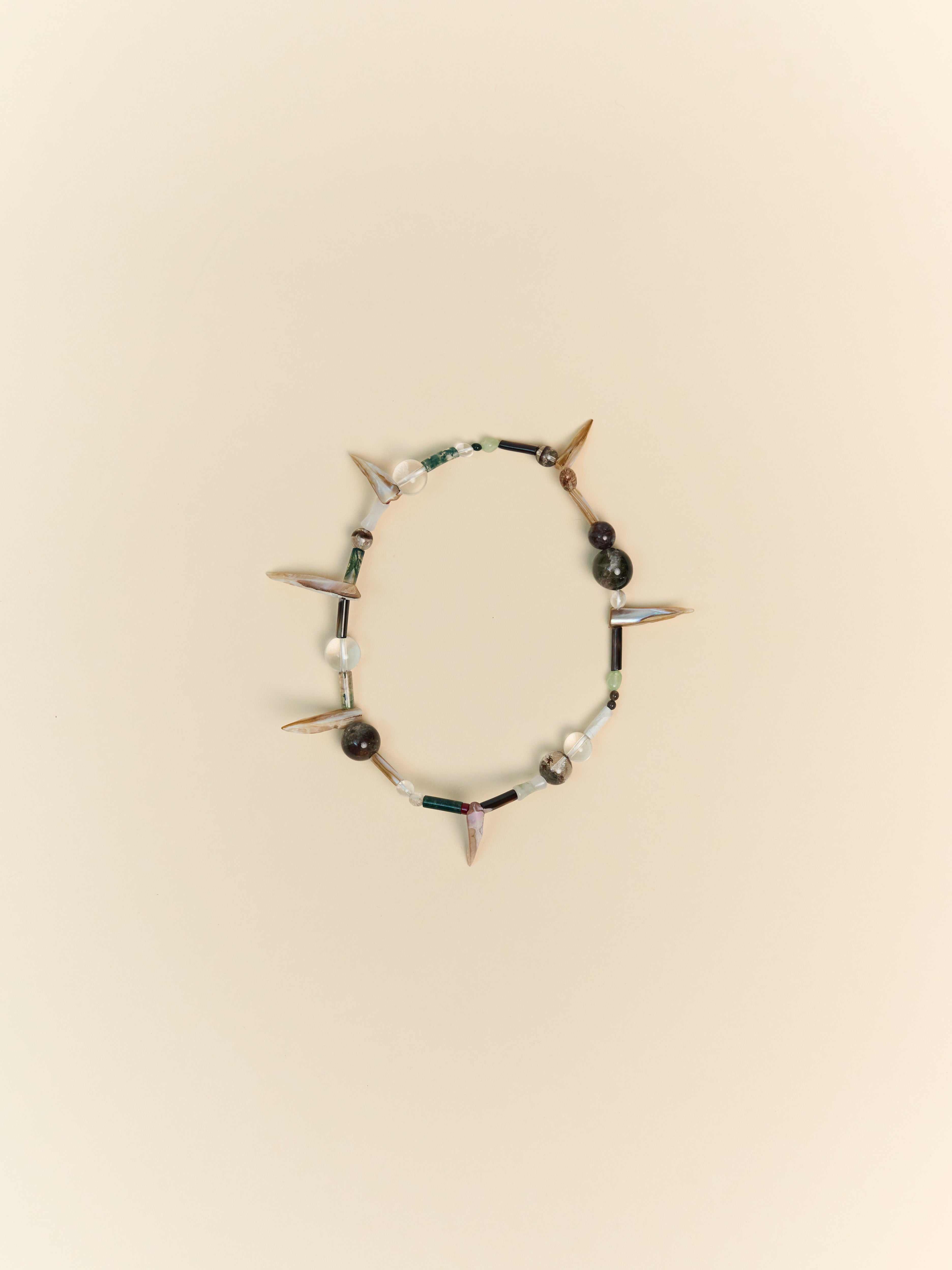 Phantom Wood Crystal Spike Bracelet