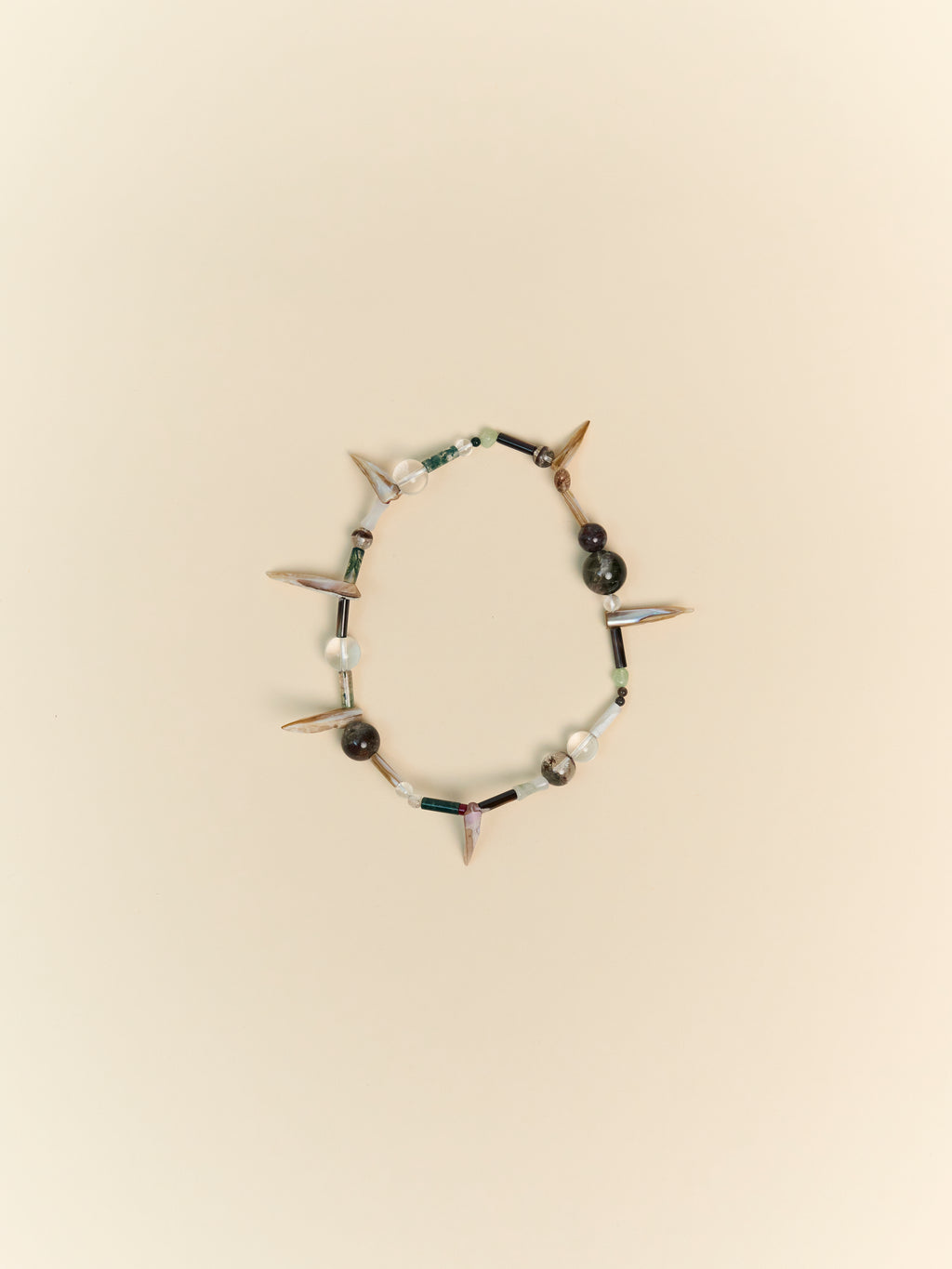 Phantom Wood Crystal Spike Bracelet