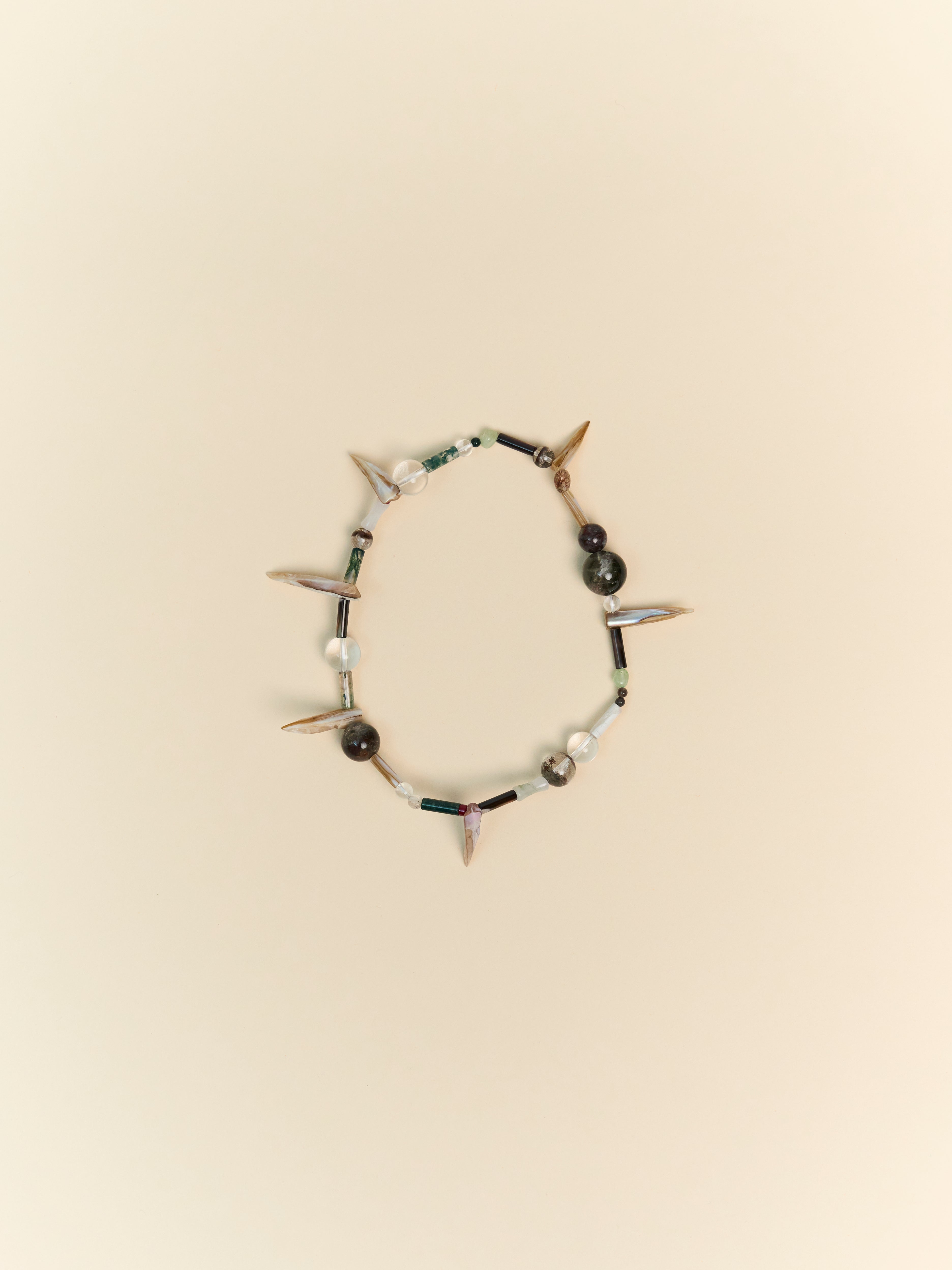 Phantom Wood Crystal Spike Bracelet